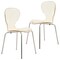 Leisuremod Modern Oyster Transparent Dining Side Chair in Amber, 2PK OCS-17A2 - alternate 1