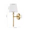 Jonathan Y Olivia 6.5" 1-Light Contemporary Traditional Candlestick Metal/Crystal LED Vanity, Brass Gold JYL9920A - alternate 8