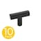 Sapphire 1.5 in. Modern T-Shaped Matte Black Cabinet Hardware Knob, 10PK SP-TBK10-MB-10 - alternate 1