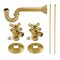 Kingston Brass Plumbing Supply Kit Combo, Brushed Brass KPK307 - alternate 1
