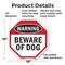 Signmission Warning Beware of Dog, 10 Inch X 10 Inch, Aluminum Metal Signs OC-A-10-49 - alternate 5