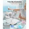 Vevor Commercial Ice Crusher 661LBS/H Electric Snow Cone Maker Shaved Ice White WF-A108P - alternate 8