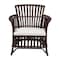 Bali & Pari Brooklyn Bohemian Very Dark Brown Rattan Arm Chair 248-13847-ZORO - alternate 8