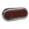 Grote Lighting Oval LED Stop Tail Turn Lights, Red, Chrome Trim, 12V, Polycarbonate, 3-Wire,  52592-5 - alternate 4