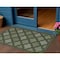 Homeroots 2' X 4' Dark Green And Light Green Geometric Indoor Outdoor Area Rug 573850 - alternate 9