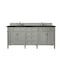 James Martin Vanities Brittany 72" Double Vanity, Urban Gray, w/ 3 CM Phantome Eclos Top 650-V72-UGR-3PHT - alternate 1