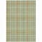 Homeroots 5' X 8' Olive Green Brown And Ivory Plaid Washable Indoor Outdoor Area Rug 601495 - alternate 9