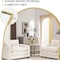 Simple Deluxe Arched Mirror Full Length, 59inx16in Body Wall Mirrors with Shatter-Proof Glass, Mirror Full Length 3A88MIROGZ1659GLD - alternate 6