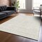 Homeroots 8' X 10' Ivory And Beige Geometric Washable Indoor Outdoor Area Rug 600747 - alternate 9