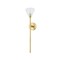 Hudson Valley Lighting Maspeth 5.5 in. Wall Sconce Aged Brass 1425-AGB - alternate 6