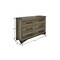 Homeroots 62" Brown Solid Wood Six Drawer Double Dresser 524537 - alternate 6