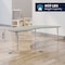 Flash Furniture Wren 96 in x 48 in Kidney Adjustable Height Activity Table, Thermal Laminate Top, Short Legs, Light Gray XU-A4896-KIDNY-LTGRY-T-P-GG - alternate 10