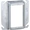 Raco Mud Ring, 1 Gang, Galvanized Zinc, Square Box Type 774 - alternate 1