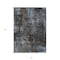 Homeroots 5' X 8' Graphite Charcoal And Silver Abstract Washable Indoor Outdoor Area Rug 587903 - alternate 8