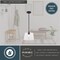 Vaxcel Evanston 1-Light Drum Pendant Light, Matte Black, Clear Glass, 10.25-In. Wide P0472 - alternate 9