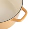 Spice By Tia Mowry Savory Saffron 3.5 Quart Enameled Cast Iron Dutch Oven with Lid in Honey Gold 87075.02R - alternate 6