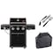 Coleman Revolution Grilling Kit with 3-Burner Propane Gas BBQ Grill, Heavy-Duty Cover, and 3-Piece Tool Set RV-301BBQ-3-KIT - alternate 1