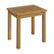 Alaterre Furniture Okemo Outdoor Small Side Patio Table Slatted Tabletop Weather-Resistant Outdoor Furniture ANOK014ANO - alternate 1