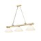 Z-Lite Cordon Heritage Brass 3 Light Billiard 2306-3HBR-PWH - alternate 1