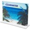 Deflecto Sign Holder, Plastic, 2 Side, 11X8.5", Clear 69301 - alternate 1
