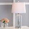 Jonathan Y Walsh 25" Glass LED Table Lamp, Clear/Chrome JYL1018A - alternate 11