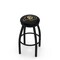 Holland Bar Stool Co 25" Blk Wrinkle Colorado Swivel Bar Stool, Accent Ring L8B2B25ColoUn - alternate 1
