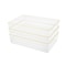 Martha Stewart Kerry 3 Pack Plastic Stackable Office Desk Drawer Organizers with Gold Trim, 9 x 6 BE-PB8974-G-3-CLRGLD-MS - alternate 1