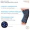 Copper Fit Dual Action Compression Knee Sleeve CFMOBKNSM - alternate 5