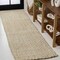 Jonathan Y Estera Hand Woven Boucle Chunky Jute Ivory 2 ft. x 8 ft. Runner Rug NFR102B-28 - alternate 1