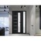 Vdomdoors Front Exterior Prehung FiberGlass Door Frosted Glass / Manux 8088 Matte Black / Sidelight Exterior MANUX8088EXD-BLK-W36+14 x H80-RH - alternate 5