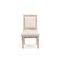 Homeroots 20" Beige And White Side Chair 552143 - alternate 7