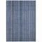 Homeroots 3' X 5' Blue Gray And Sky Blue Striped Washable Indoor Outdoor Area Rug 616364 - alternate 9