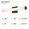 Euri Lighting Residential LED CA Compliant 24-Watt 2ft. Vanity Light Bar 5 Color Selectable Dimmable - Black EIN-VL22BK-2000e - alternate 6