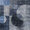 Homeroots 9' X 12' Navy Blue Gray And Charcoal Geometric Washable Indoor Outdoor Area Rug 604334 - alternate 9