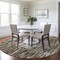 Homeroots 8' Brown And Ivory Round Abstract Washable Indoor Outdoor Area Rug 612643 - alternate 9