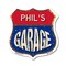 Signmission Phil's Garage, 12 Inch X 12 Inch, Plastic Sign SHI-P-12-383-PHIL - alternate 1