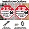 Signmission Stop Hard Hat Required Beyond This, 10 inch X 10 inch, Aluminum Metal Signs, 2PK OC-A-2PACK-10-121 - alternate 6