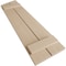 Ekena Millwork Rough Cedar 2 Board Joined Board-n-Batten w/Elliptical Top Faux Wood Shutters, 11W x 64H, PR SHUBJL11X64RCPR - alternate 9