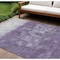 Homeroots 10' X 14' Purple And Silver Abstract Washable Indoor Outdoor Area Rug 632094 - alternate 1