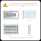Sierra Grates 6 in. H X 12 in. W 1-Way 45 Degree Louvered, Steel, White Sidewall / Ceiling Register OWC612-WHT - alternate 5
