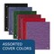 Roaring Spring Case of Wirebound Notebooks, 11"x9", 200 sheets, 4 Sub, 4 Pkt, College Ruled w/margin, Asstd. Colors, PK12 11376cs - alternate 11