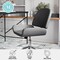 Martha Stewart Tyla Upholstered Office Chair in Gray/Polished Nickel CH-220921-5-GY-MS - alternate 9