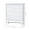 Baxton Studio Brantley Spindle Chest with Four Drawers, White 272-14812-ZORO - alternate 10