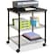 Safco Machine Stand, Black, 24in.W, 20in.D, 27in.H 5207BL - alternate 1