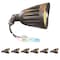 Nuwatt 25W Bronze LED Bullet Light 3000K/4000K/5000K 3CCT IP65 Outdoor Waterproof Lighting, 6PK NW-BLT-25W-3CT-KN-BZ-6P - alternate 1
