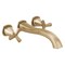 Delta Stryke Wall Mounted Tub Filler, 12.72 in, Lumicoat Champagne Bronze T57766-CZ-PR-WL - alternate 2