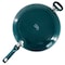 Spice By Tia Mowry 14 Inch Ceramic Nonstick Aluminum Skillet with Bakelite Handles in Teal 106925.01R - alternate 6