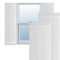 Ekena Millwork True Fit PVC, Three Board Joined Board-n-Batten Shutters w/End Batten, Unfinished, 16 1/8W x 80H, PR TFP103BB16X080UN - alternate 1