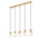 Z-Lite Aimie 5-Light Linear Chandelier, 6 in W, Modern Gold 828P6-5L-MGLD - alternate 8