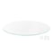 Fab Glass And Mirror 32in Round Ultra Clear Glass Table Top, Flat Edge, Low Iron Extra Clear Tempered Glass 1/4 I LI-32RT6THFL - alternate 1